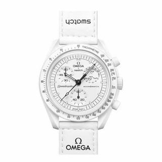 スウォッチ(swatch)のSnoopy × OMEGA × SWATCH BIOCERAMIC MoonSwatch Mission To The Moonphase "White"(腕時計(アナログ))