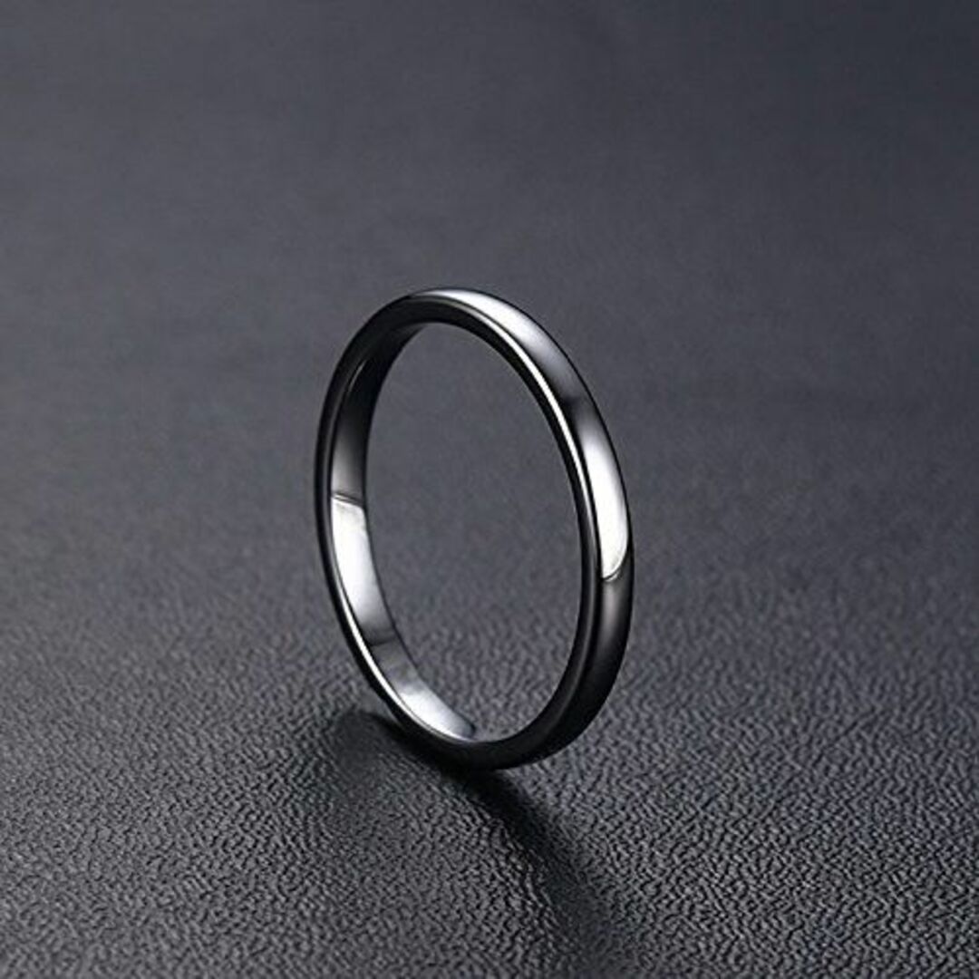 タングステン リング ダイヤモンドに匹敵する硬度 結婚指輪 ペアリング プラチナ メンズのアクセサリー(リング(指輪))の商品写真