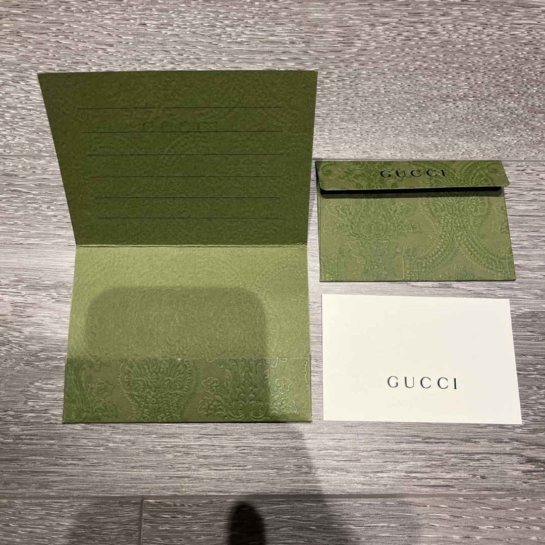 Gucci(グッチ)のGUCCI メッセージカード 領収書入れ レディースのバッグ(ショップ袋)の商品写真