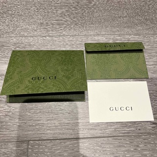 グッチ(Gucci)のGUCCI メッセージカード 領収書入れ(ショップ袋)