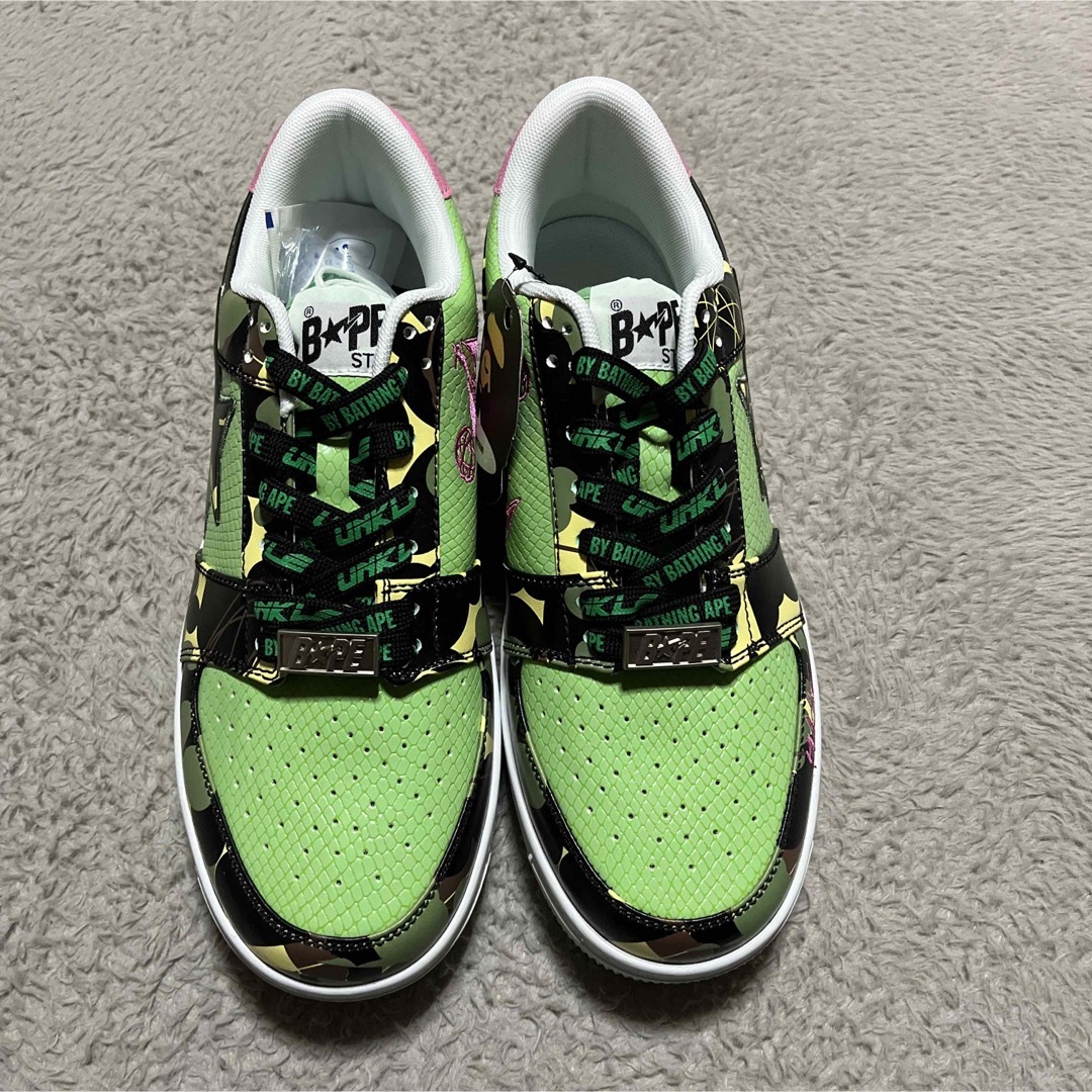 A BATHING APE(アベイシングエイプ)のAPE BAPE KAWS UNKLE STA sk8 ベイプスタ　27.5cm メンズの靴/シューズ(スニーカー)の商品写真