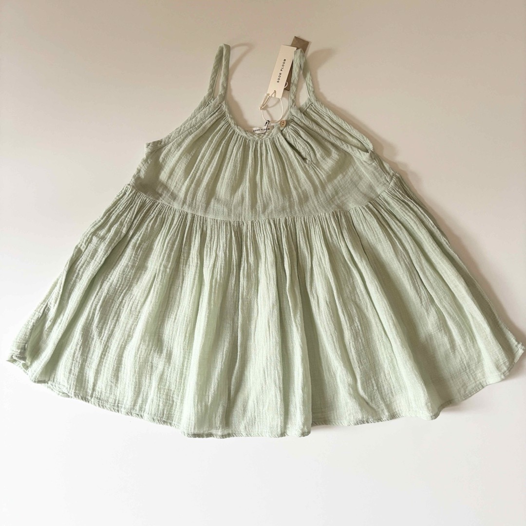 SOOR PLOOM(ソーアプルーム)のsoor ploom Birdie Tunic  Lichen 6-7y キッズ/ベビー/マタニティのキッズ服女の子用(90cm~)(ワンピース)の商品写真