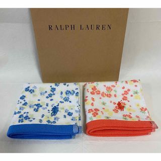 ラルフローレン(Ralph Lauren)のラルフローレン　ガーゼタオルハンカチ　⭐️(ハンカチ)