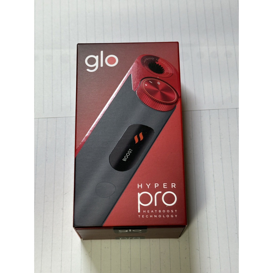 glo(グロー)のglo hyper pro  グローハイパープロ ルビー・ブラック メンズのファッション小物(タバコグッズ)の商品写真