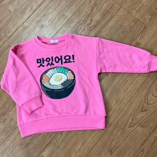 韓国、ピンク、おもしろい、トレーナー(Tシャツ/カットソー)