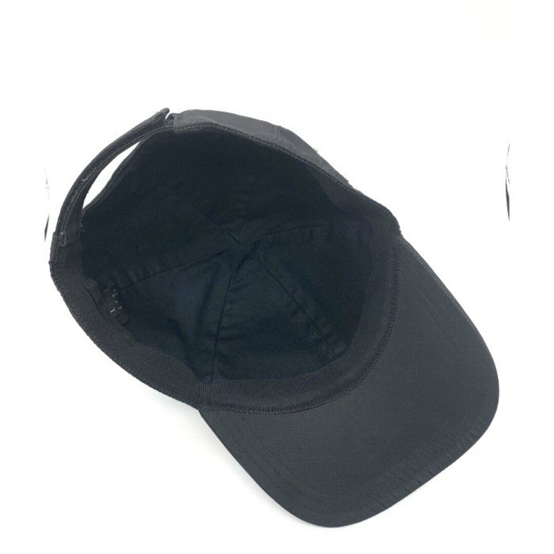 PRADA(プラダ)のPRADA プラダ ナイロン ベースボールキャップ ブラック サイド三角プレート Size L メンズの帽子(キャップ)の商品写真