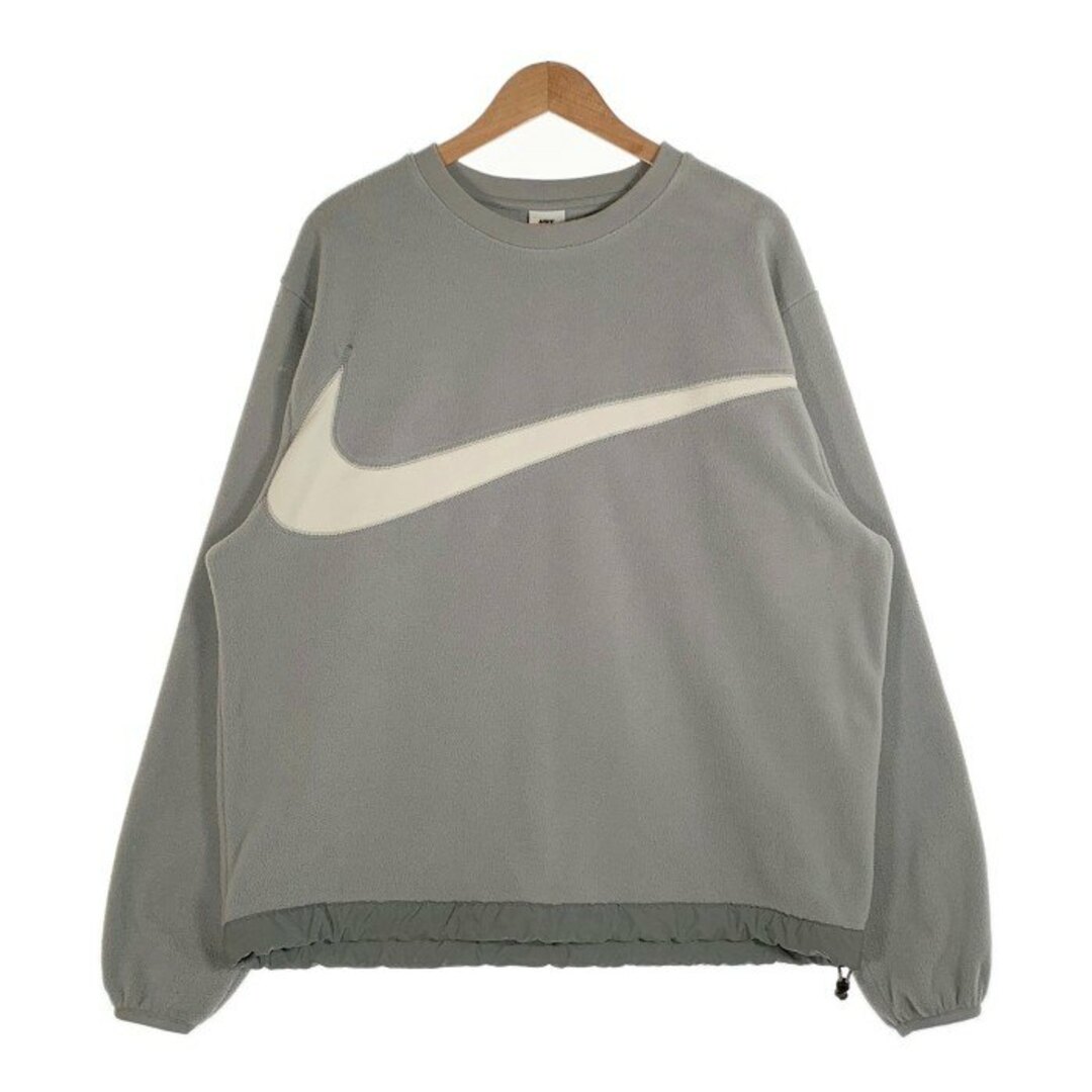 NIKE(ナイキ)のNIKE ナイキ FLEECE WNTR L/S CREW フリース クルーネックトレーナー グレー DQ4895-073 Size 2XL メンズのトップス(スウェット)の商品写真