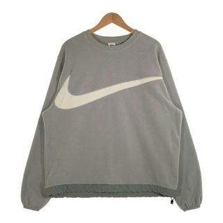 ナイキ(NIKE)のNIKE ナイキ FLEECE WNTR L/S CREW フリース クルーネックトレーナー グレー DQ4895-073 Size 2XL(スウェット)