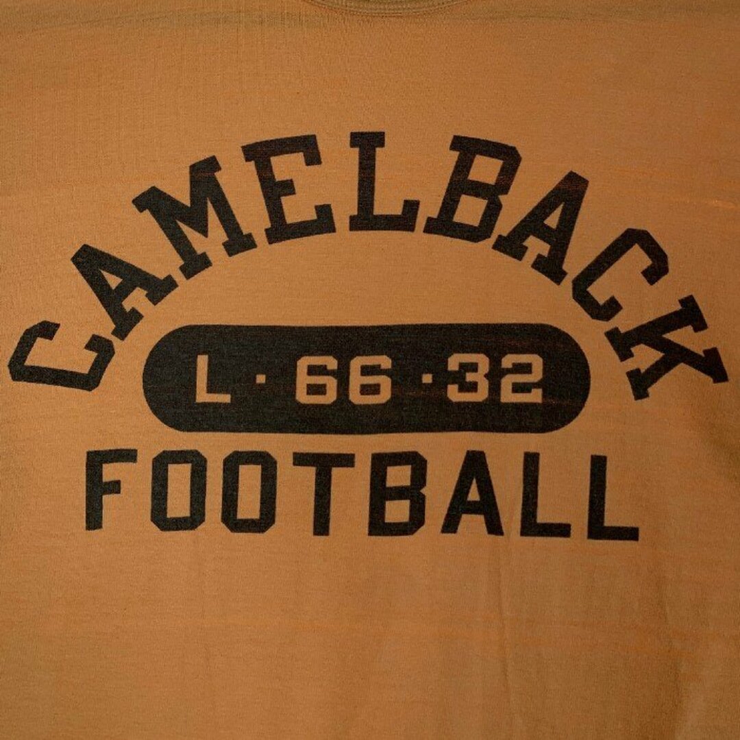 WAREHOUSE(ウエアハウス)のWAREHOUSE ウエアハウス CAMELBACK プリントTシャツ オレンジ Size M メンズのトップス(Tシャツ/カットソー(半袖/袖なし))の商品写真