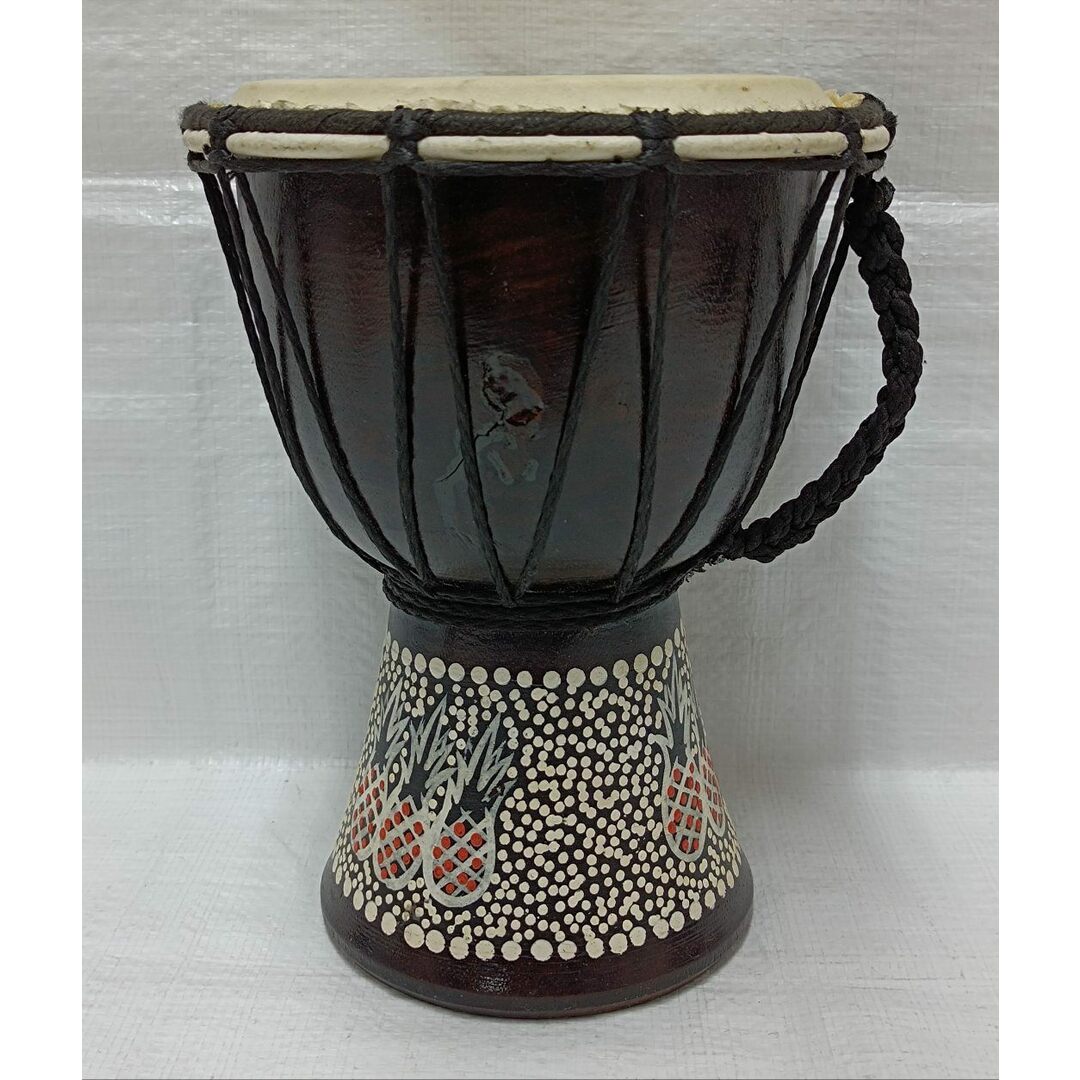 民族打楽器　古いハンドペイントジャンベ　コンゴ　ボンゴ 楽器の打楽器(その他)の商品写真
