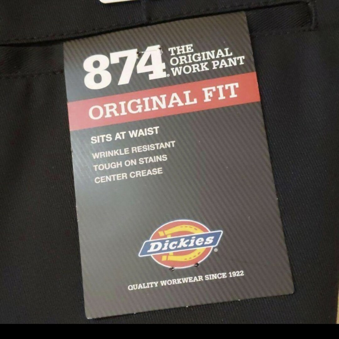 Dickies(ディッキーズ)の新品 34x30 BK ワークパンツ ディッキーズ ブラック メンズのパンツ(ワークパンツ/カーゴパンツ)の商品写真