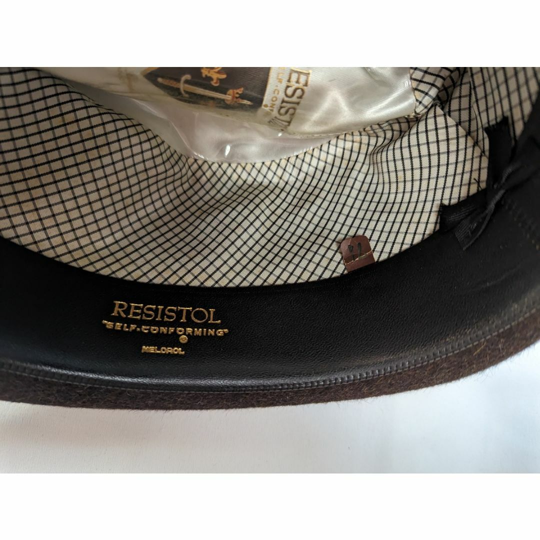 USAヴィンテージ レジストル モヘア ハット ツイード ハンティング メンズの帽子(ハット)の商品写真