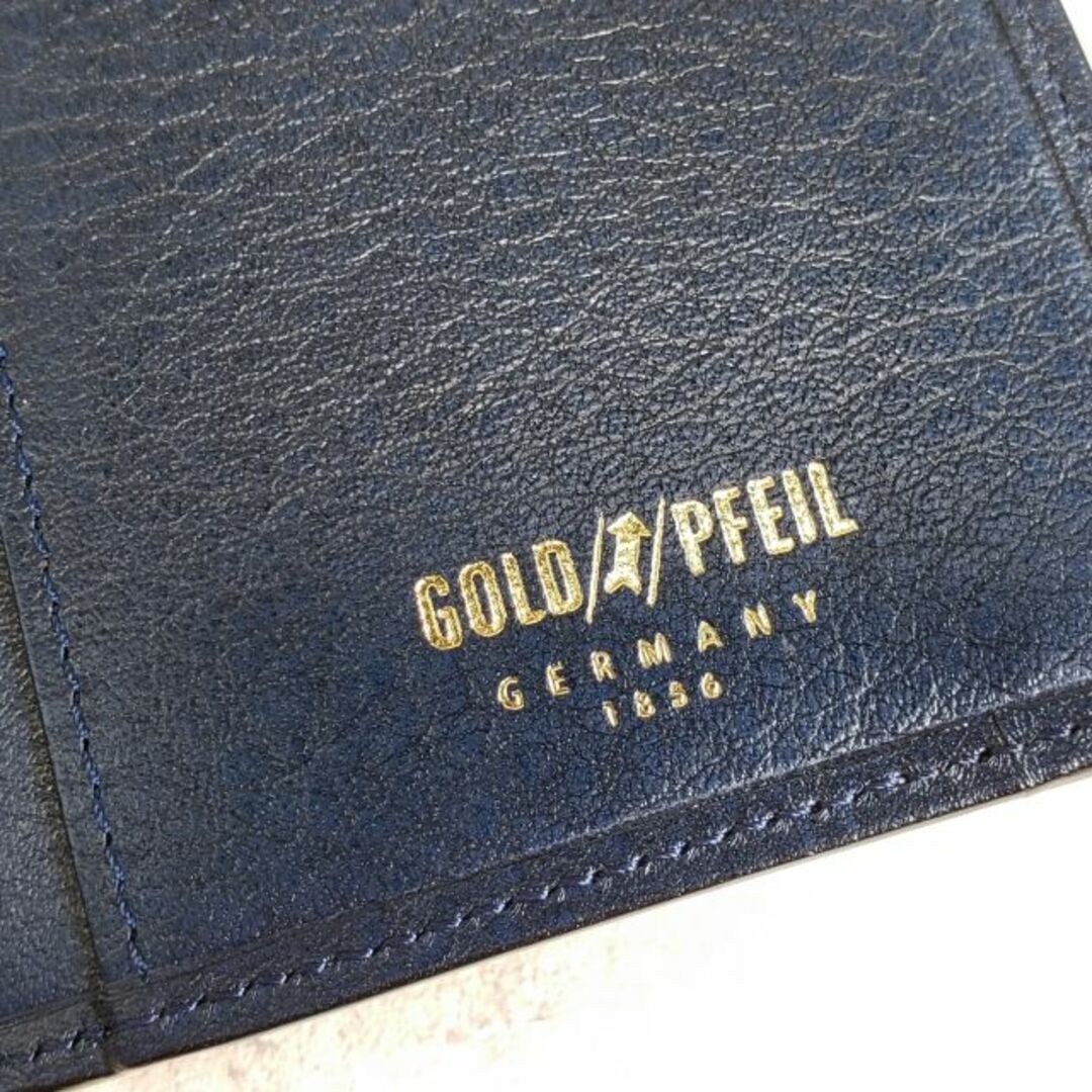 GOLD PFEIL(ゴールドファイル)の未使用 ゴールドファイル ☆ オックスフォード 長財布 レザー 札入れ 日本製 メンズのファッション小物(長財布)の商品写真