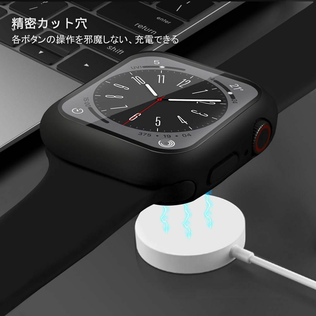 Apple Watch ケース 40mm アップルウォッチ 保護カバー ブラック メンズの時計(腕時計(デジタル))の商品写真