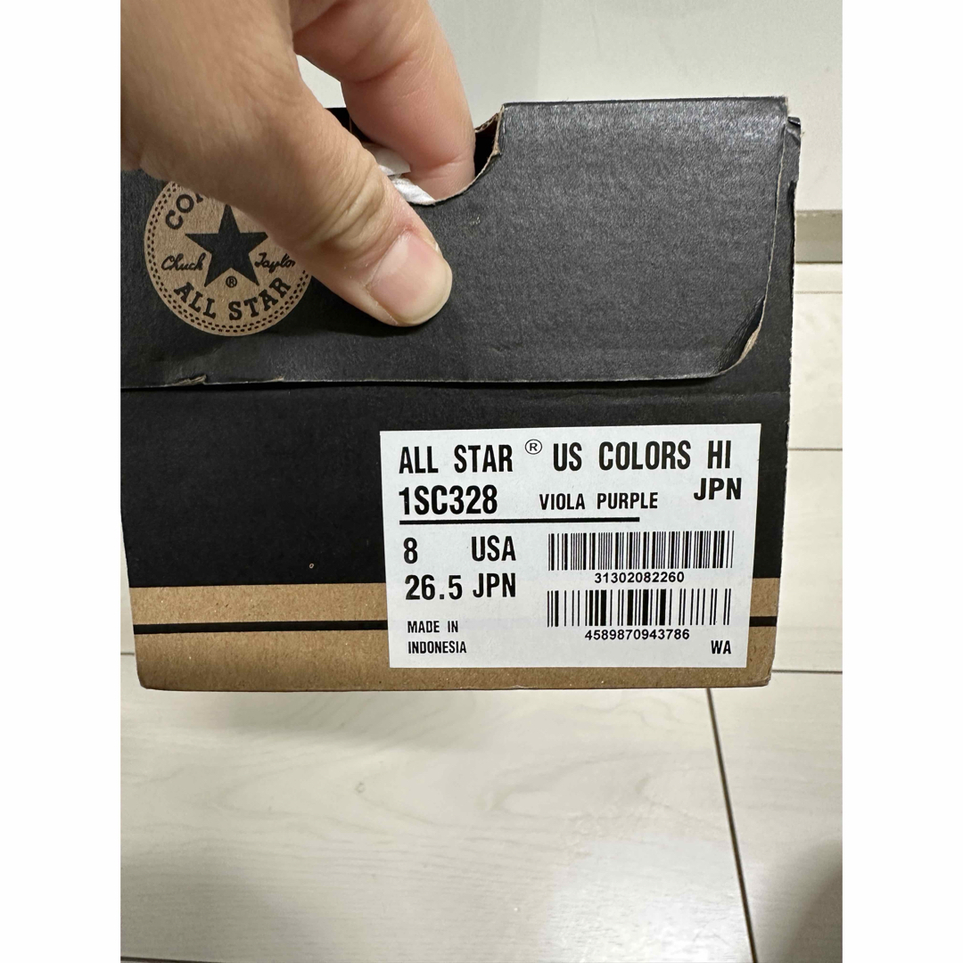 ALL STAR（CONVERSE）(オールスター)の✨新品・限定色✨コンバース　オールスター　US カラーズ　ヴィオラ　パープル メンズの靴/シューズ(スニーカー)の商品写真