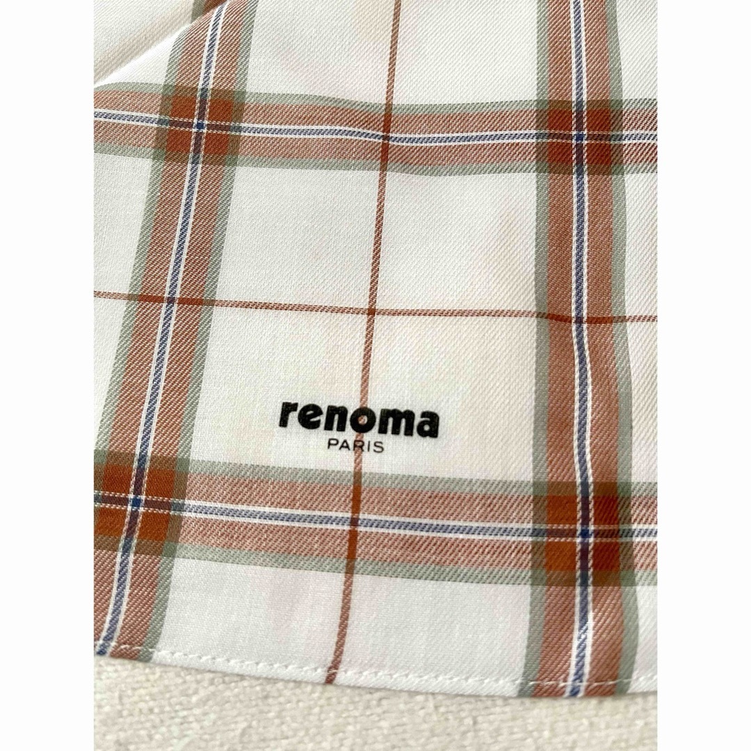 RENOMA(レノマ)のシール付き未使用品　renoma レノマ　メンズハンカチ　同柄色違い　計３枚 メンズのファッション小物(ハンカチ/ポケットチーフ)の商品写真