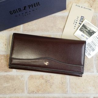 ゴールドファイル(GOLD PFEIL)の未使用 ゴールドファイル ☆ オックスフォード コンパクト レザー 長財布(長財布)