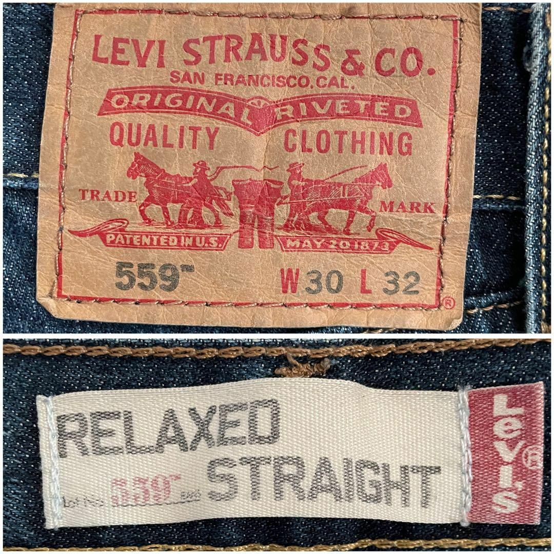 Levi's(リーバイス)のリーバイス デニム 559 メキシコ製 ブルー 30×32 メンズのパンツ(デニム/ジーンズ)の商品写真