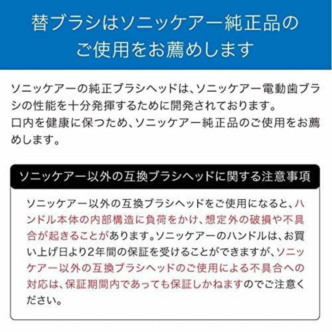 パターン名:3本フィリップス ソニッケアー 電動歯ブラシ 替えブラシ ステイ その他のその他(その他)の商品写真