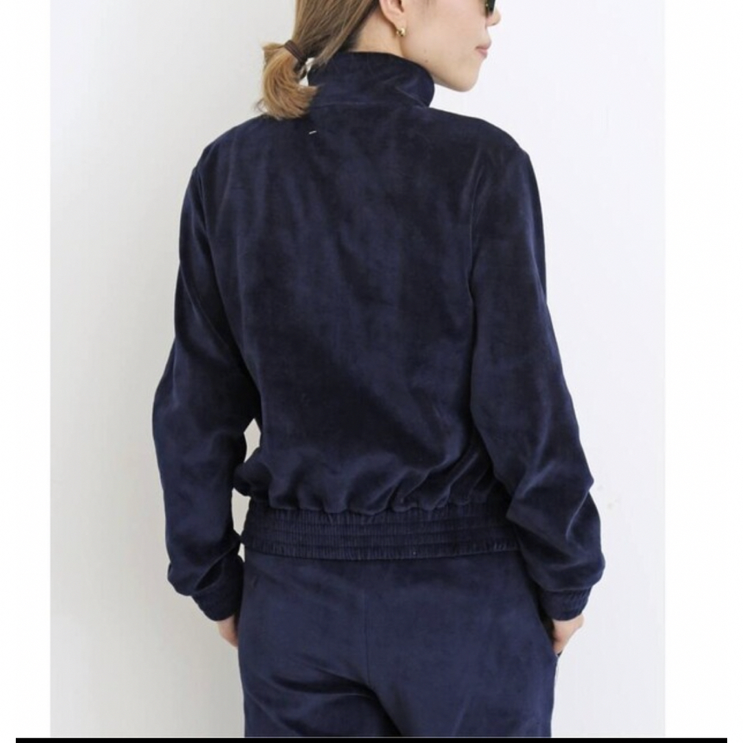 L'Appartement DEUXIEME CLASSE(アパルトモンドゥーズィエムクラス)のSPORTY&RICH SPORTY VELOUR TRACK JACKET レディースのジャケット/アウター(ブルゾン)の商品写真