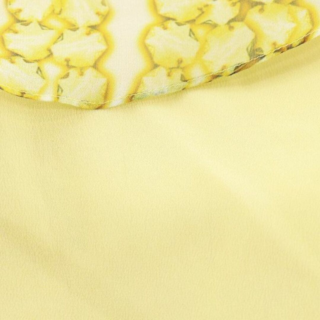 Max Mara(マックスマーラ)のマックスマーラ ワンピース ひざ丈 ノースリーブ 総柄 38 S 黄 レディースのワンピース(ひざ丈ワンピース)の商品写真