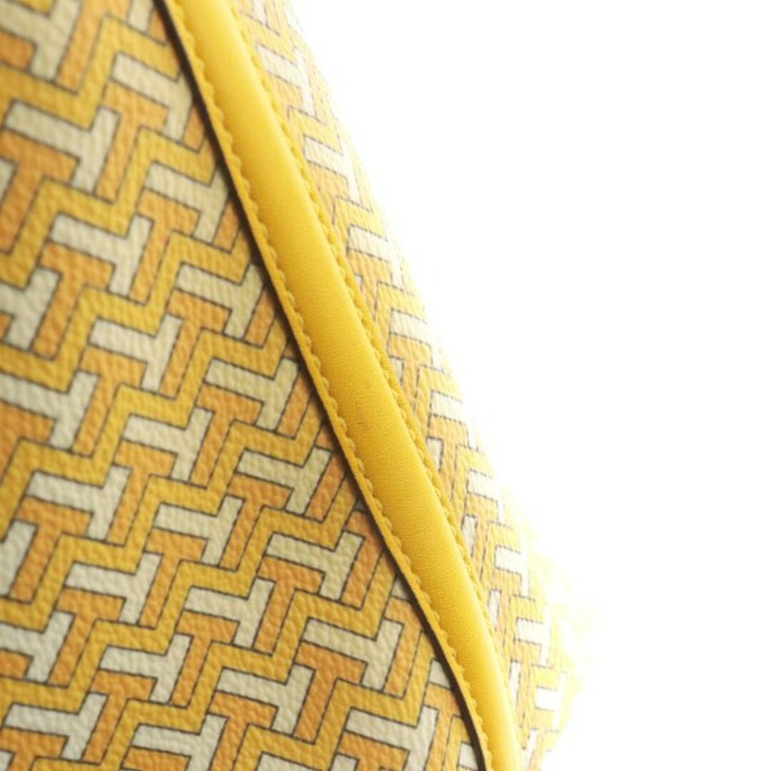 Tory Burch(トリーバーチ)のトリーバーチ デイリリー ティー ザグ トートバッグ ハンドバッグ 黄 白 レディースのバッグ(トートバッグ)の商品写真