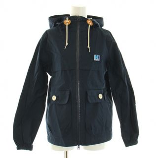 ヘリーハンセン(HELLY HANSEN)のヘリーハンセン アルマークジャケット マウンテンパーカー ロゴ 牛革 L 紺(パーカー)