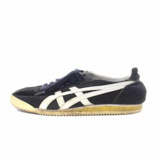 オニツカタイガー(Onitsuka Tiger)のOnitsuka Tiger スニーカー ローカット スエード 25cm 黒(スニーカー)