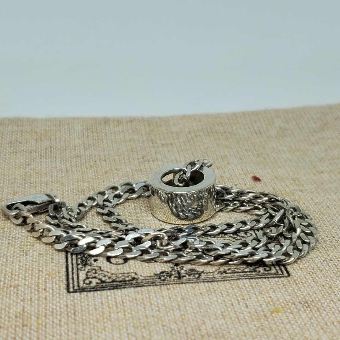 GUCCI - 【廃盤美品】GUCCI 喜平チェーン カットアウトG リング GUCCI - 【廃盤美品】GUCCI 喜平チェーン カットアウトG リング