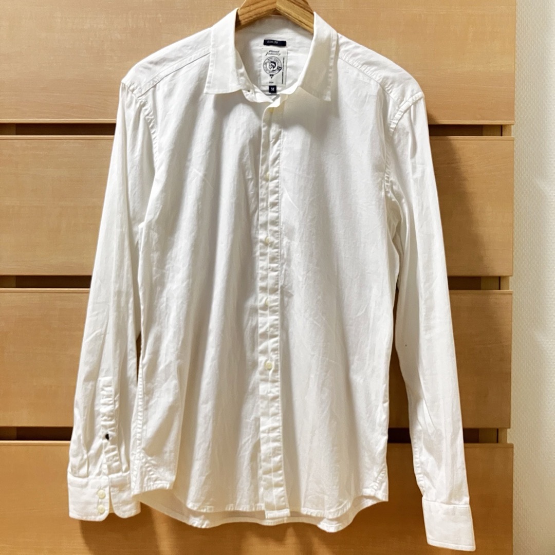 DIESEL(ディーゼル)の【複数笑】ディーゼル DIESEL 長袖ボタンシャツ　白　Mサイズ メンズのトップス(シャツ)の商品写真