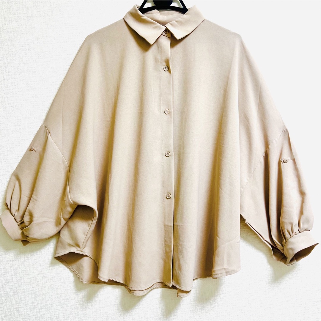 GRL(グレイル)の袖2Wayドルマンスリーブシャツ  レディースのトップス(シャツ/ブラウス(長袖/七分))の商品写真