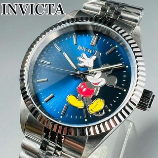 インビクタ(INVICTA)の限定品 インビクタ 腕時計 新品 ディズニー ミッキー メンズ ブルー シルバー(腕時計(アナログ))