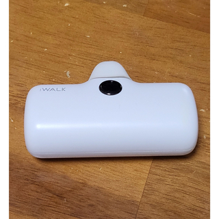 【iWALK正規品】モバイルバッテリー ワイヤレス充電 超小型 iPhone(バッテリー/充電器)