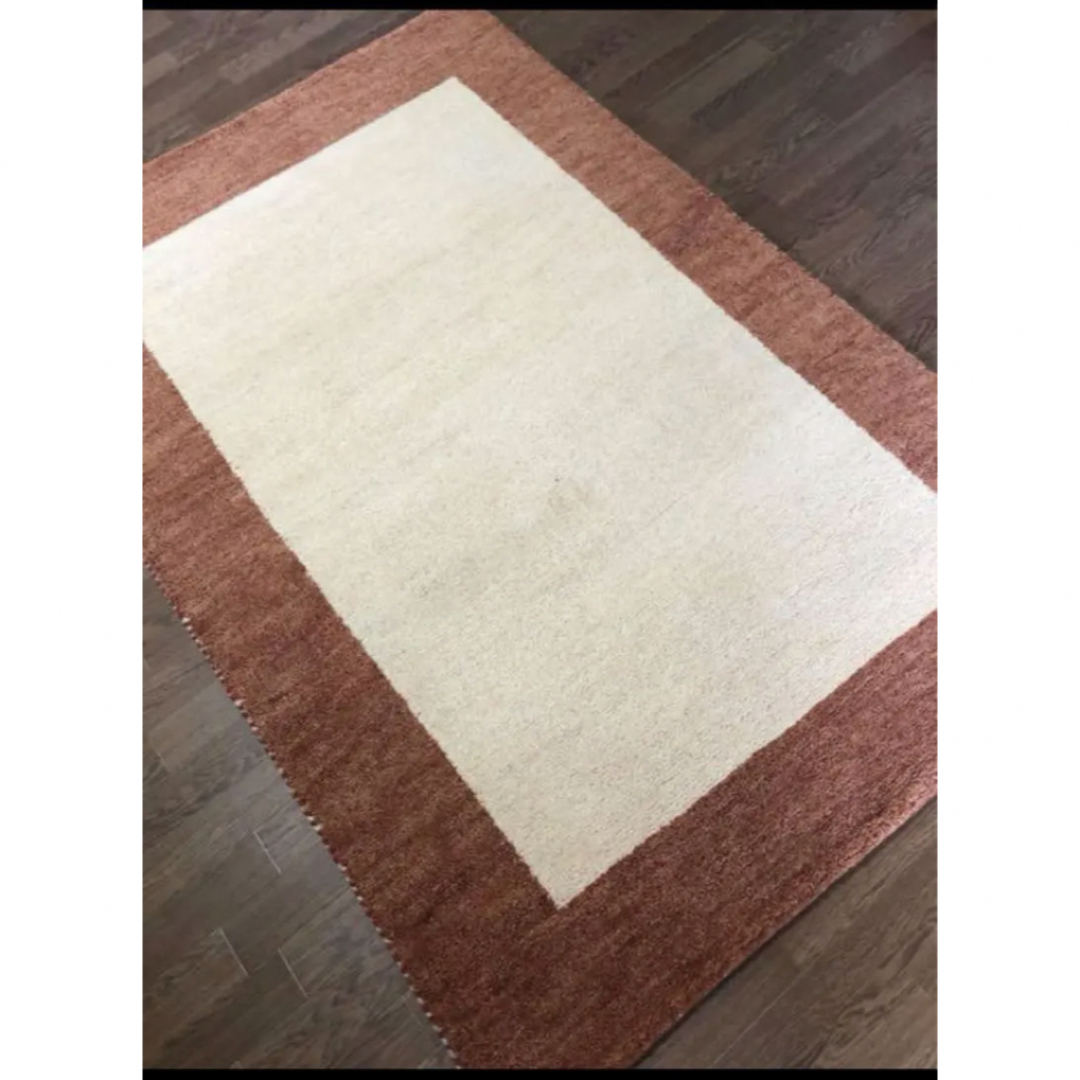 セール特価‼️】ウールギャべ手織り120×180cmセンターラグ新品未 セール特価‼️】ウールギャべ手織り120×180cmセンターラグ新品未