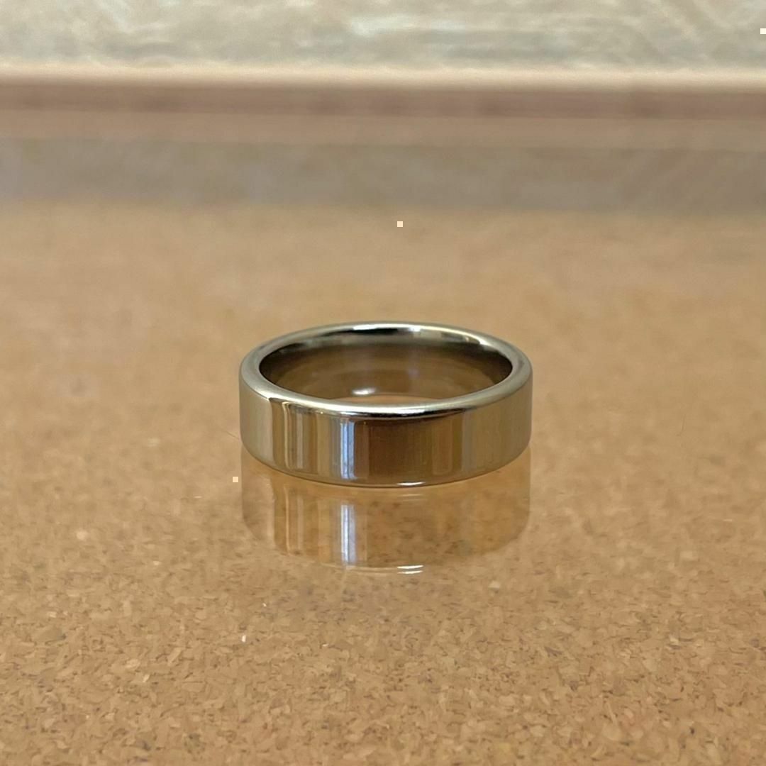 アレルギー対応◎平打ち5mmシルバーリング 指輪 レディースのアクセサリー(リング(指輪))の商品写真