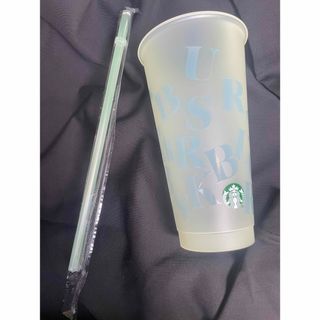 スターバックス(Starbucks)のスターバックス カラーチェンジング リユーザブルコールドカップ 黄色 710ml(タンブラー)