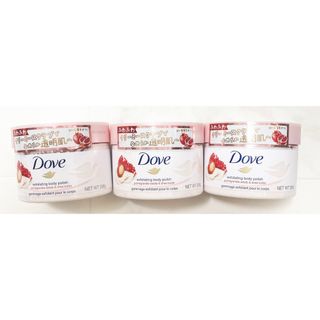 ダヴ(Dove（Unilever）)の※mono様専用※ ダヴ　クリーミースクラブ ザクロ&シアバター　3個(ボディスクラブ)