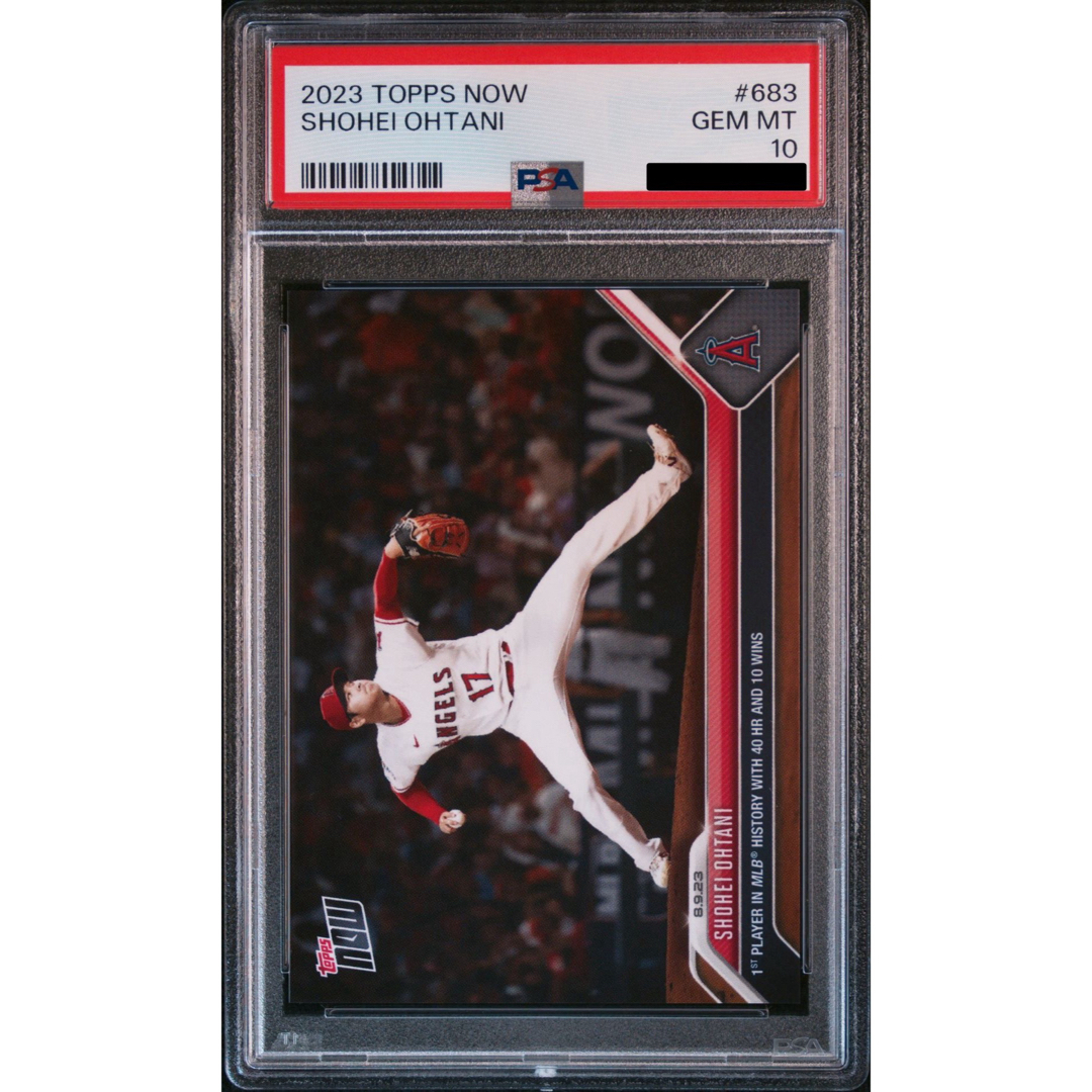 【送料込】 PSA10 鑑定済 Topps now MLB 大谷翔平 カード  エンタメ/ホビーのトレーディングカード(シングルカード)の商品写真