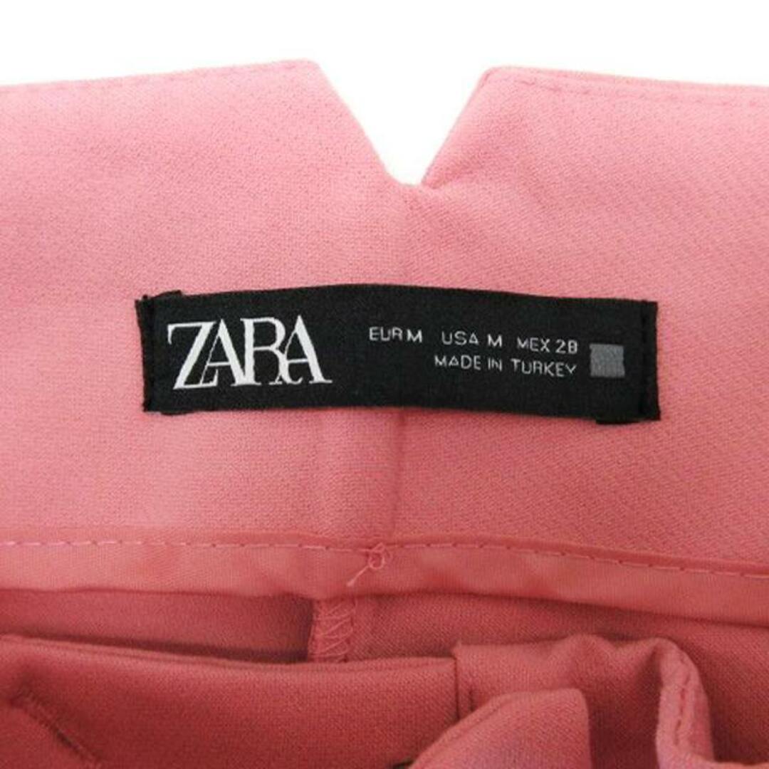 ZARA(ザラ)のザラ ZARA テーパード パンツ ストレッチ ピンク M ■016 レディースのパンツ(その他)の商品写真