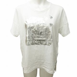 アザー(other)のデヴァステ プリントTシャツ カットソー コットン ドロップショルダー 38(カットソー(半袖/袖なし))