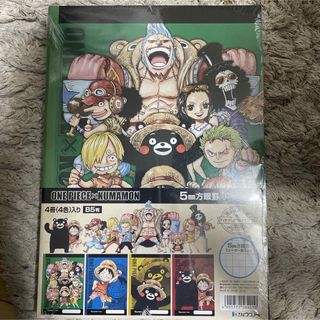 ONE PIECE - ONEPIECE×KUMAMON ノート4冊