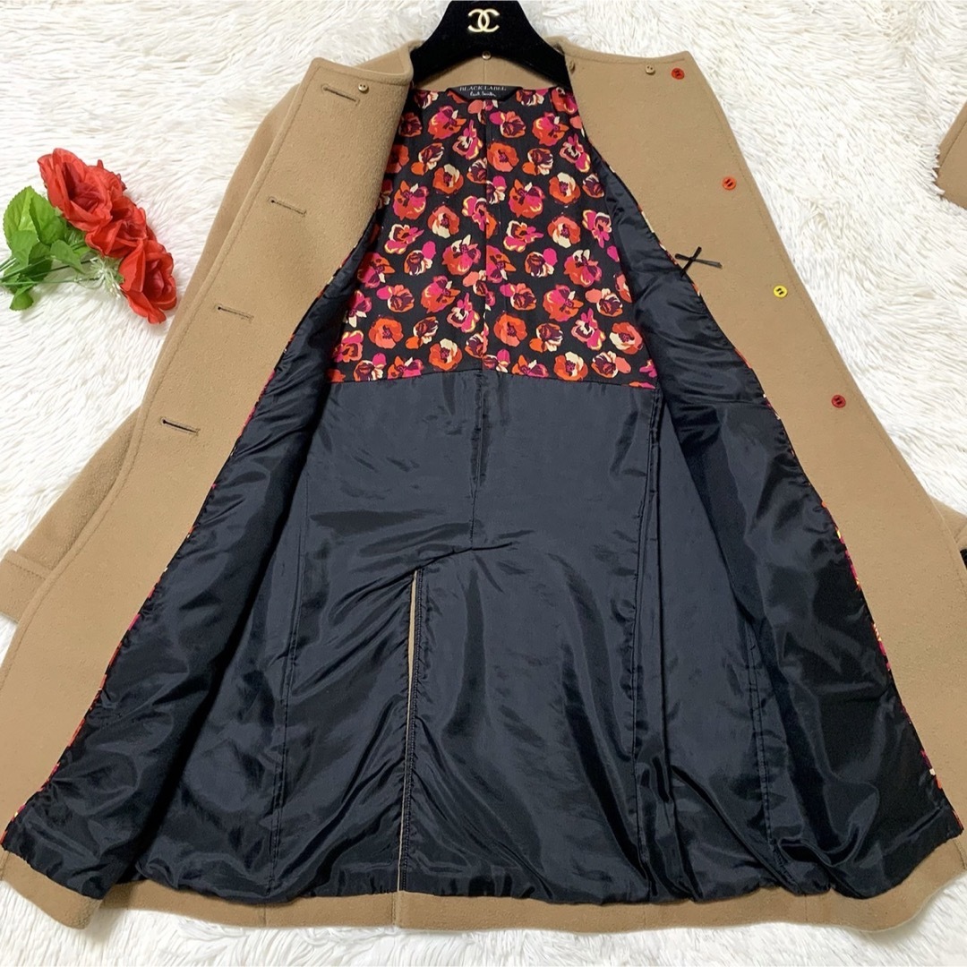 Paul Smith(ポールスミス)の【良品】Paul Smith 2WAY ロングコート 花柄 ウール製 レディースのジャケット/アウター(ロングコート)の商品写真