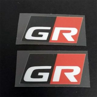 トヨタ(トヨタ)のG R ステッカー 　２枚セット(車外アクセサリ)