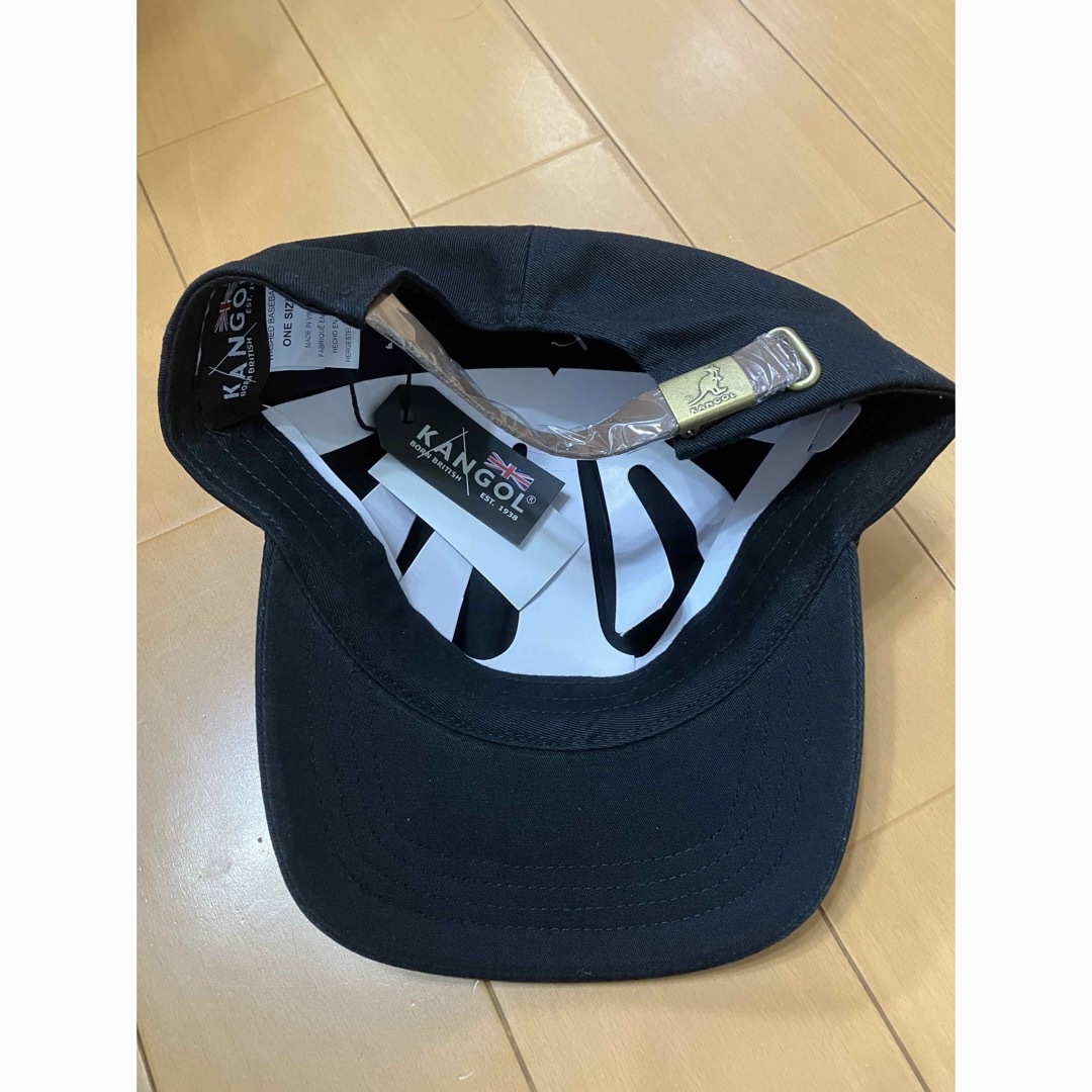 KANGOL(カンゴール)の【新品未使用】カンゴール KANGOLキャップ ブラック 黒ベースボールキャップ メンズの帽子(キャップ)の商品写真