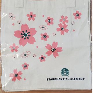 スターバックス(Starbucks)の【新品未開封★当選品】スターバックスチルドカップ　オリジナルトートバッグ　桜(トートバッグ)