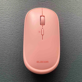 エレコム(ELECOM)のSlint Bluetoothモバイルマウス 4ボタン 収納ポーチ付 ピンク M(PC周辺機器)