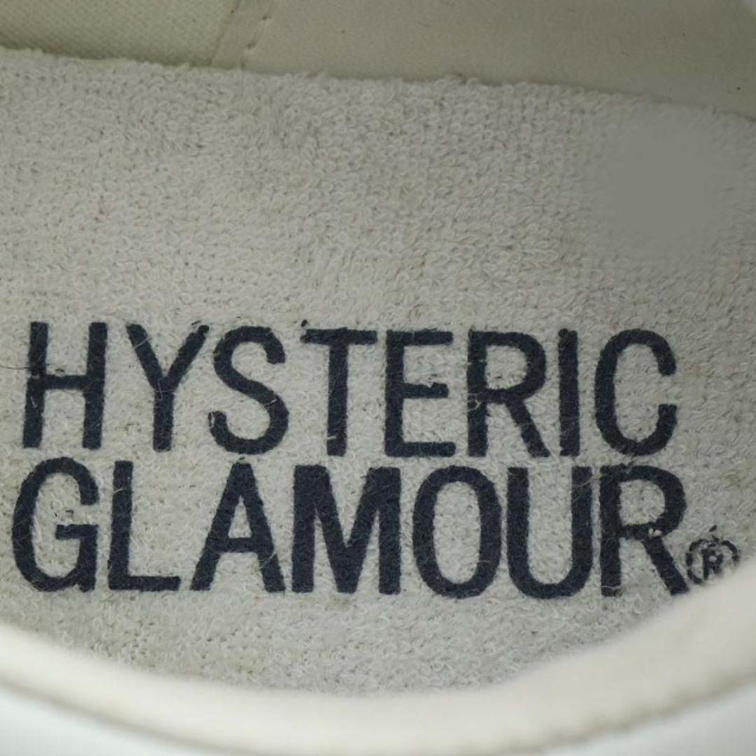 HYSTERIC GLAMOUR(ヒステリックグラマー)のヒステリックグラマー MAKE ME SMILE スニーカー ローカット 8 白 メンズの靴/シューズ(スニーカー)の商品写真