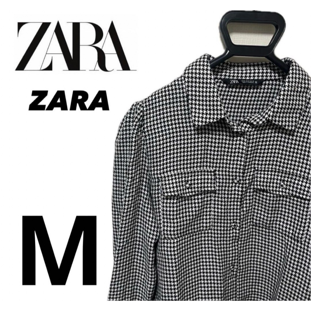 ZARA(ザラ)の【ZARA 】　ザラ　長袖　シャツ　チェック柄　Mサイズ レディースのトップス(シャツ/ブラウス(長袖/七分))の商品写真