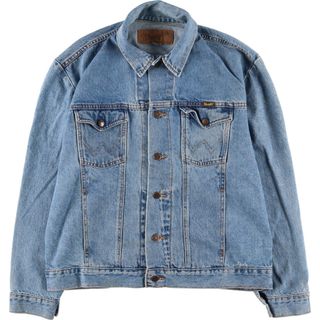 ラングラー(Wrangler)の古着 ~90年代 ラングラー Wrangler デニムジャケット Gジャン メンズXL ヴィンテージ /eaa426778(Gジャン/デニムジャケット)