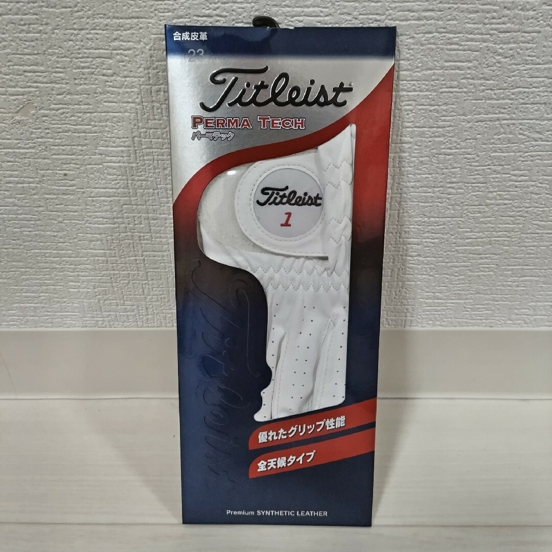 Titleist(タイトリスト)の新品未使用 Titleist タイトリスト パーマテック 23cm 左手用 スポーツ/アウトドアのゴルフ(ウエア)の商品写真